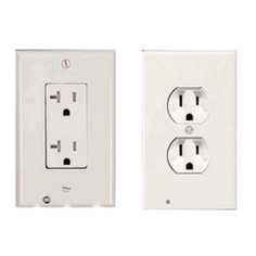 Round- or Square-Outlet Cover with LED Night Light (5-Pack) product